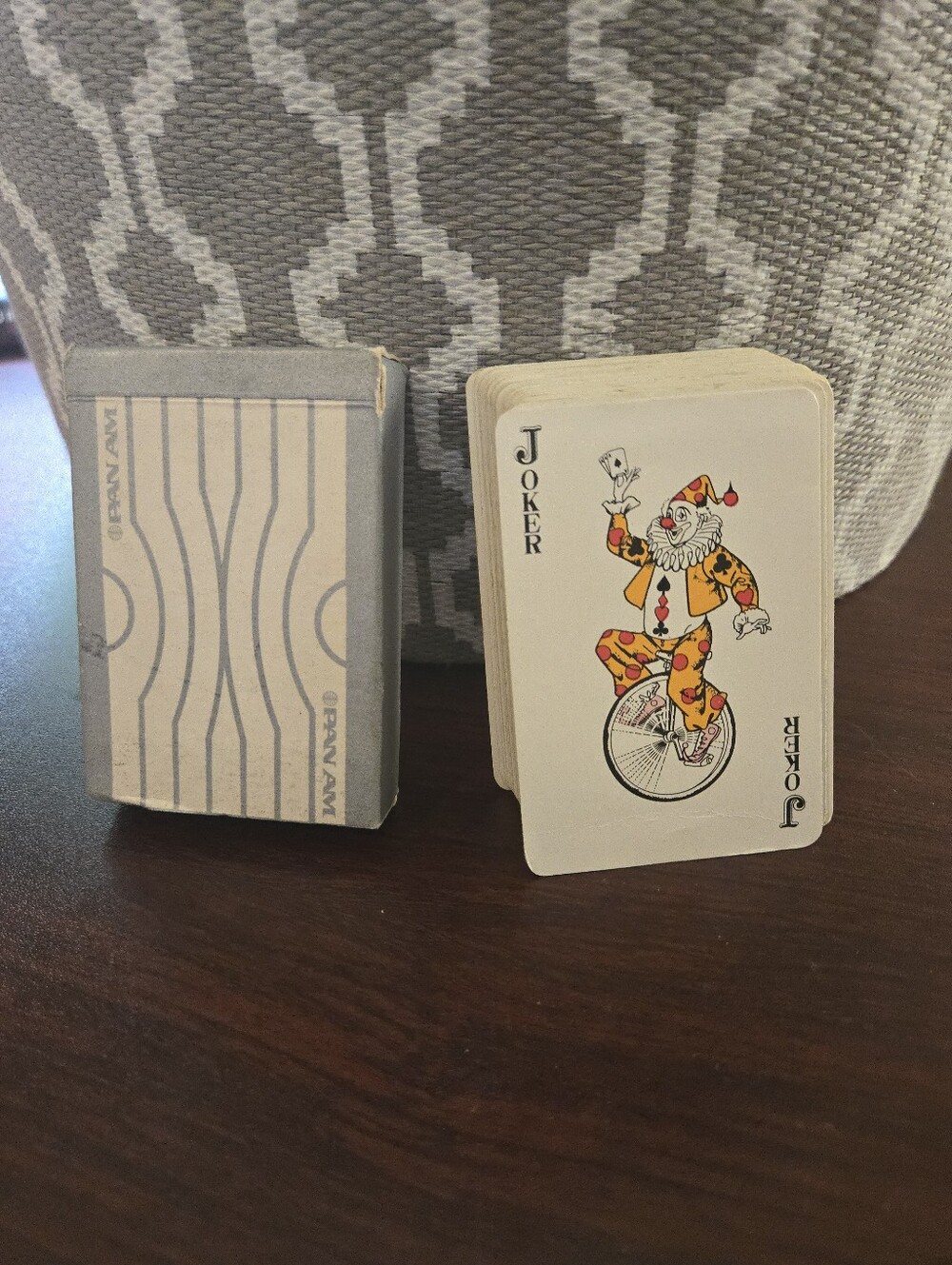 Vintage Pan Am Playing Cards Complete Deck + Jokers Airline Memorabilia w/ Box